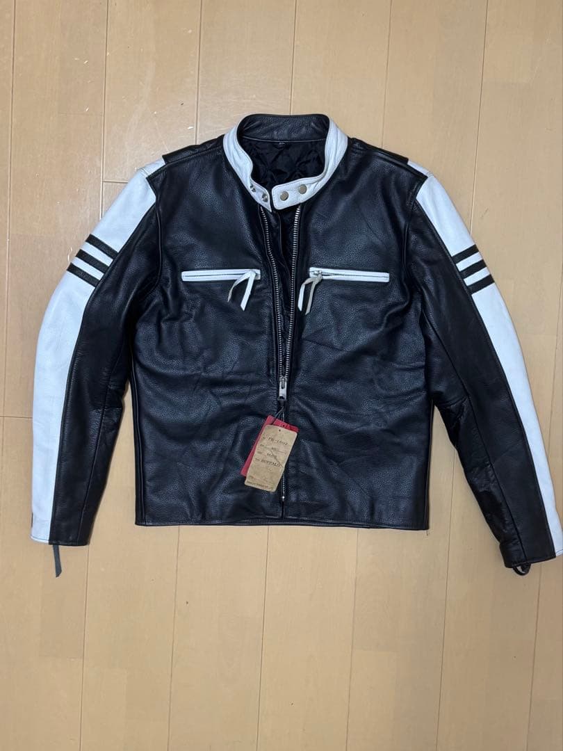 ライダースジャケットFREEDOMバッファローレザー 水牛 新品 未使用