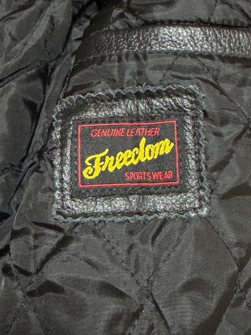 ライダースジャケットFREEDOMバッファローレザー 水牛 新品 未使用