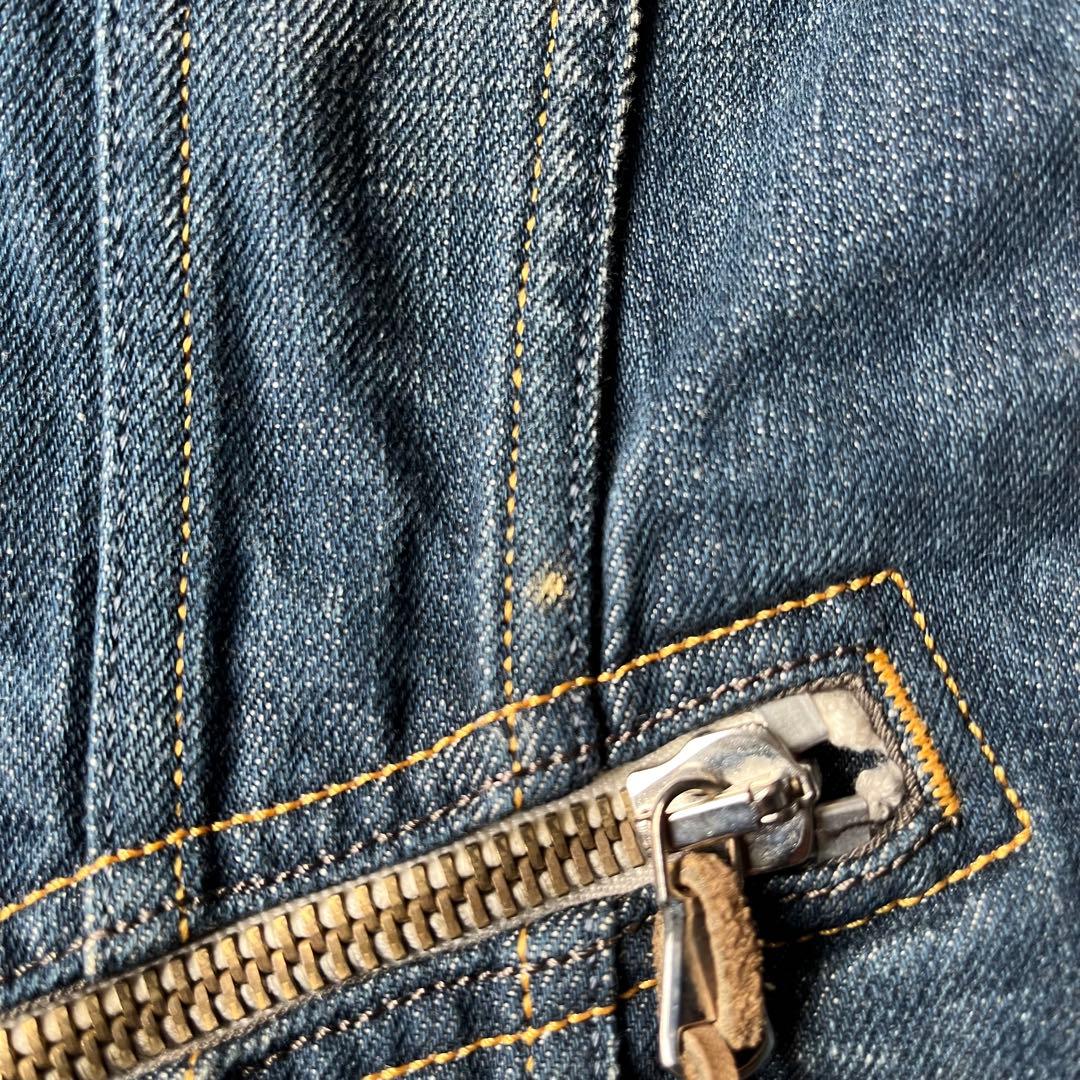 DIESEL ディーゼル デニムジャケット Gジャン ダメージ加工 短丈 M