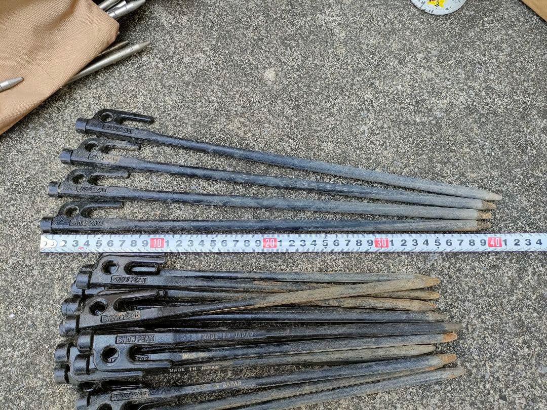 t*i様 スノーピーク ペグ PEAK ソリッドステーク 40cm 30