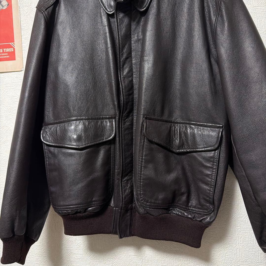 極上　美品　90s L.L.BEAN A-2 ジャケット　USA製　M A2