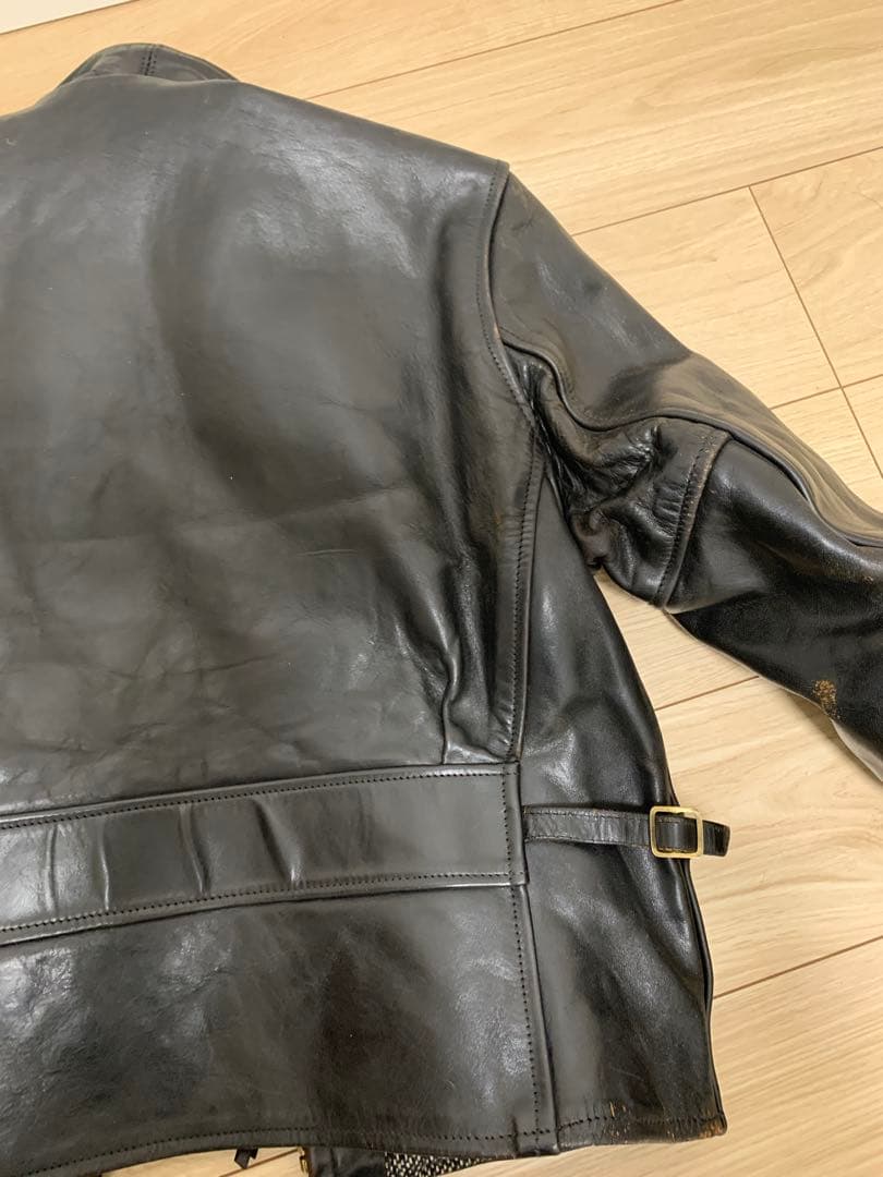 Aero Leathers レザージャケット 36サイズ 黒 ホースハイド