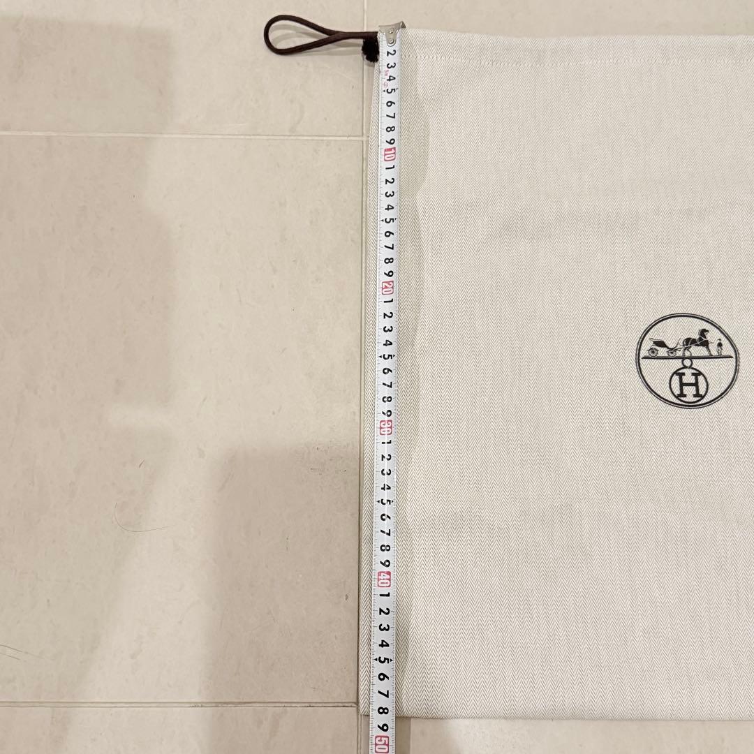 HERMES バーキン ケリー 保存袋 布袋 へリボーン柄 エルメス 特大サイズ