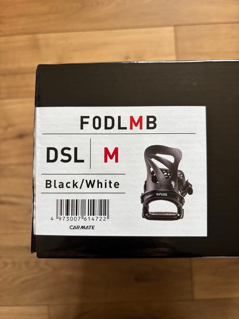 DSL M Black/White スノーボードビンディング
