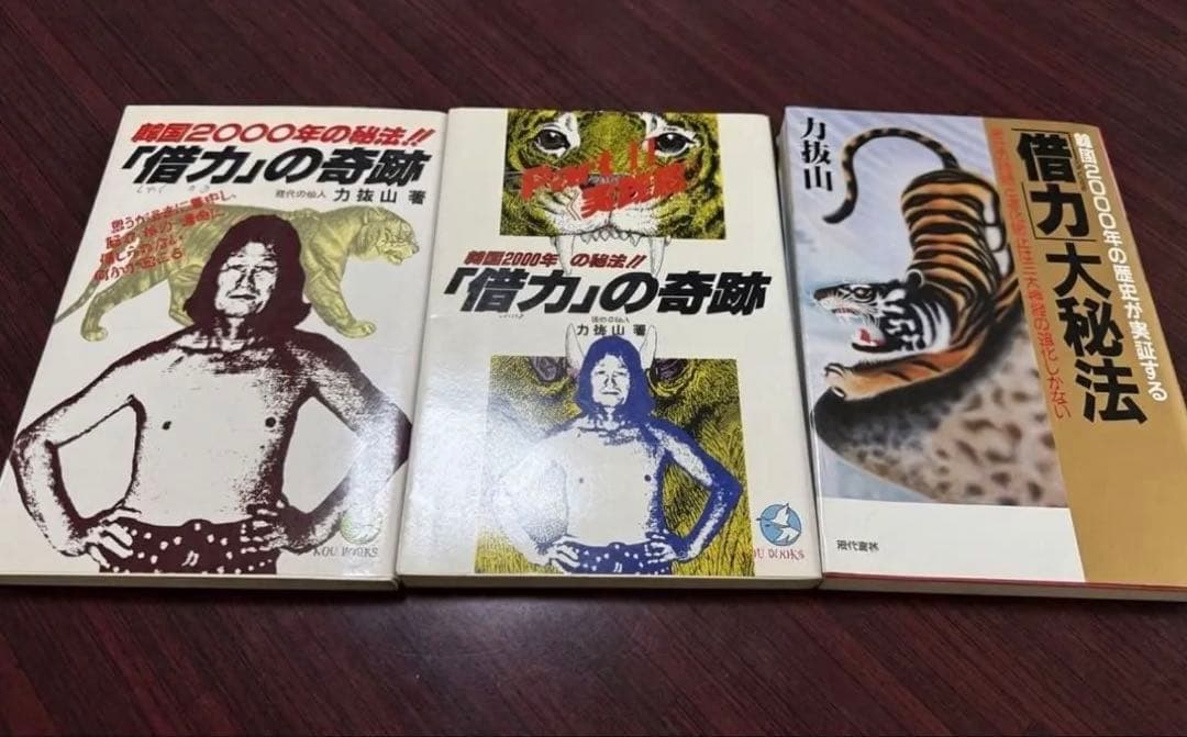 力抜山 3冊セット 借力の奇跡 借力の奇跡PartⅡ 借力大秘伝