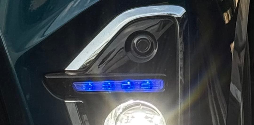 タントカスタム la650s前期 純正opデイライトイルミ ブルー 値下げ可