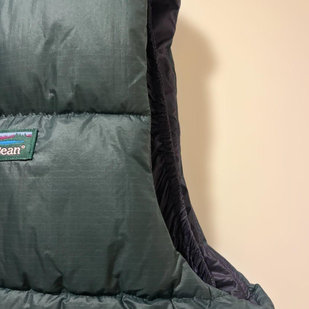 美品！L.L.Bean ダウンベスト M ダークグリーン
