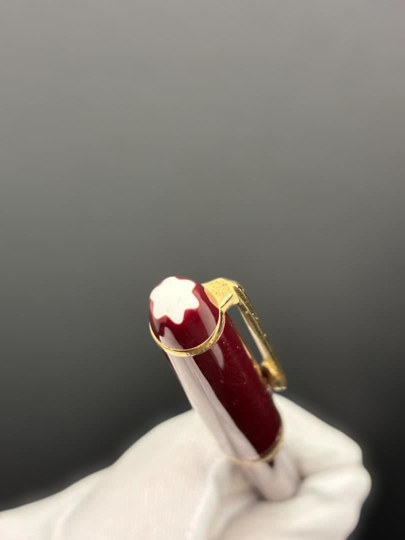 MONT BLANC MEISTERSTUCK 赤 万年筆 ケース付き