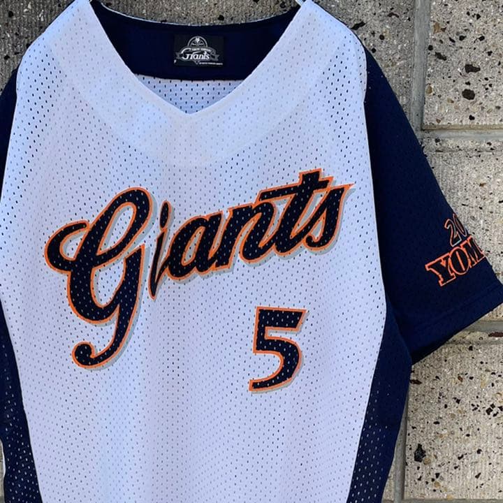 YOMIURI GIANTS 5 大きめサイズ 古着 00's アップジャージ