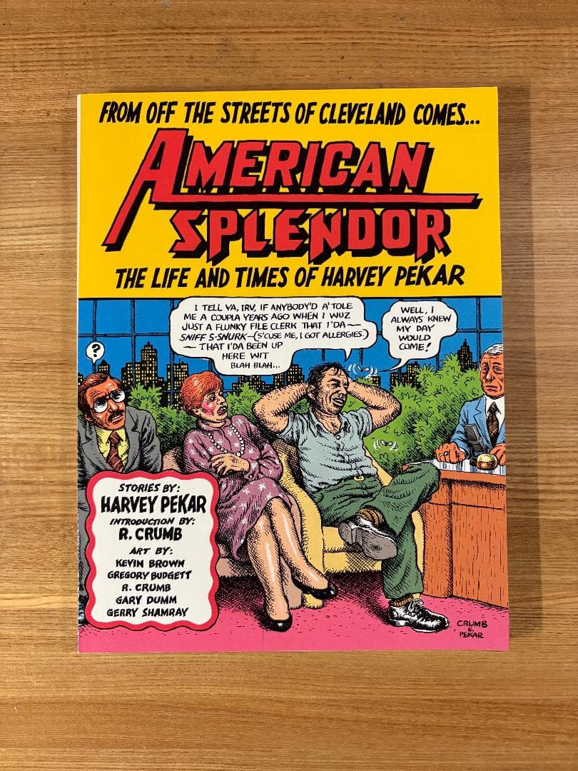 『 AMERICAN SPLENDOR 』HARVEY PEKAR サイン入り