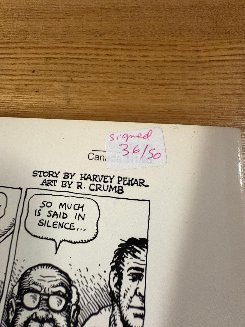『 AMERICAN SPLENDOR 』HARVEY PEKAR サイン入り