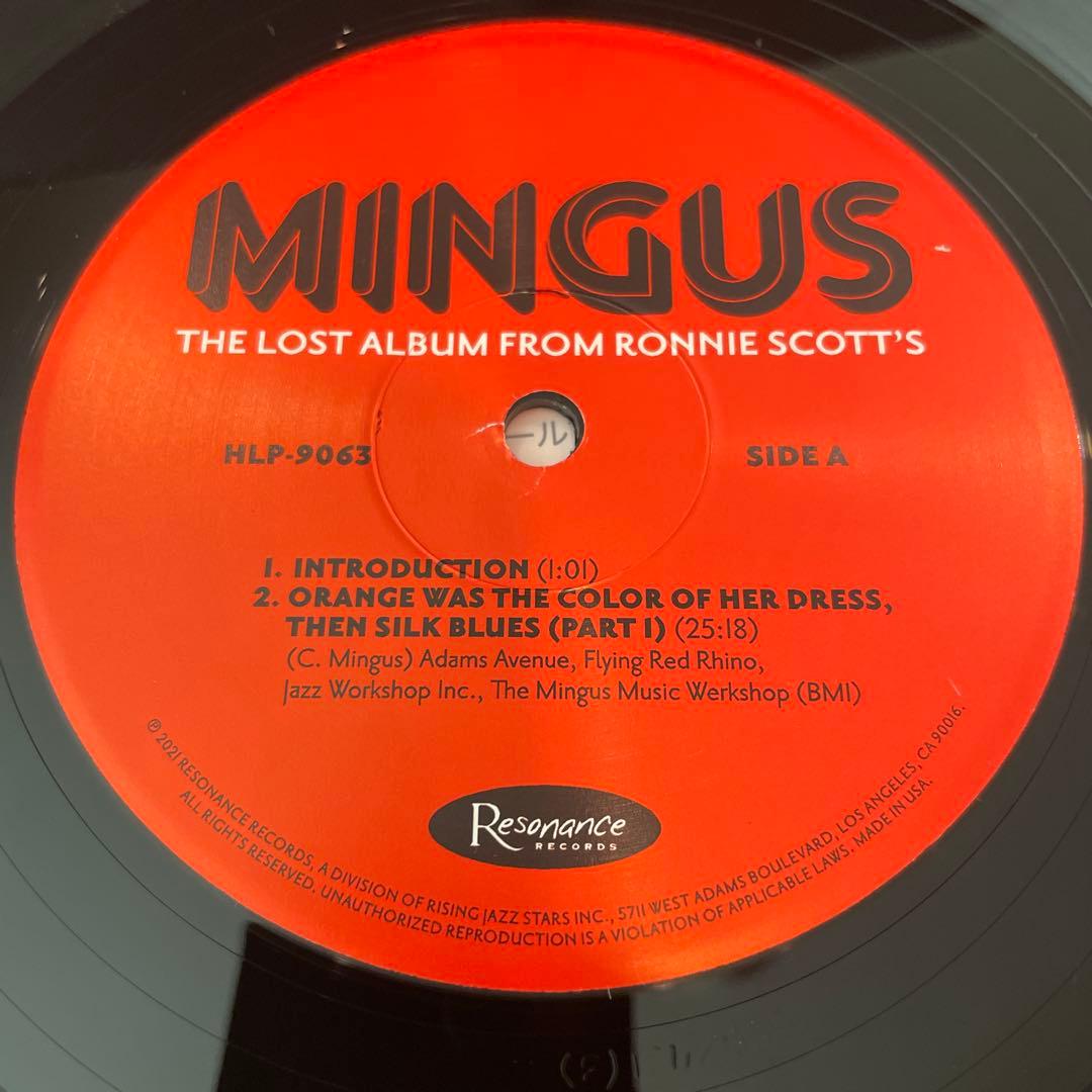 限定 3LP チャールズ・ミンガス / ロストアルバム ロニー・スコッツ