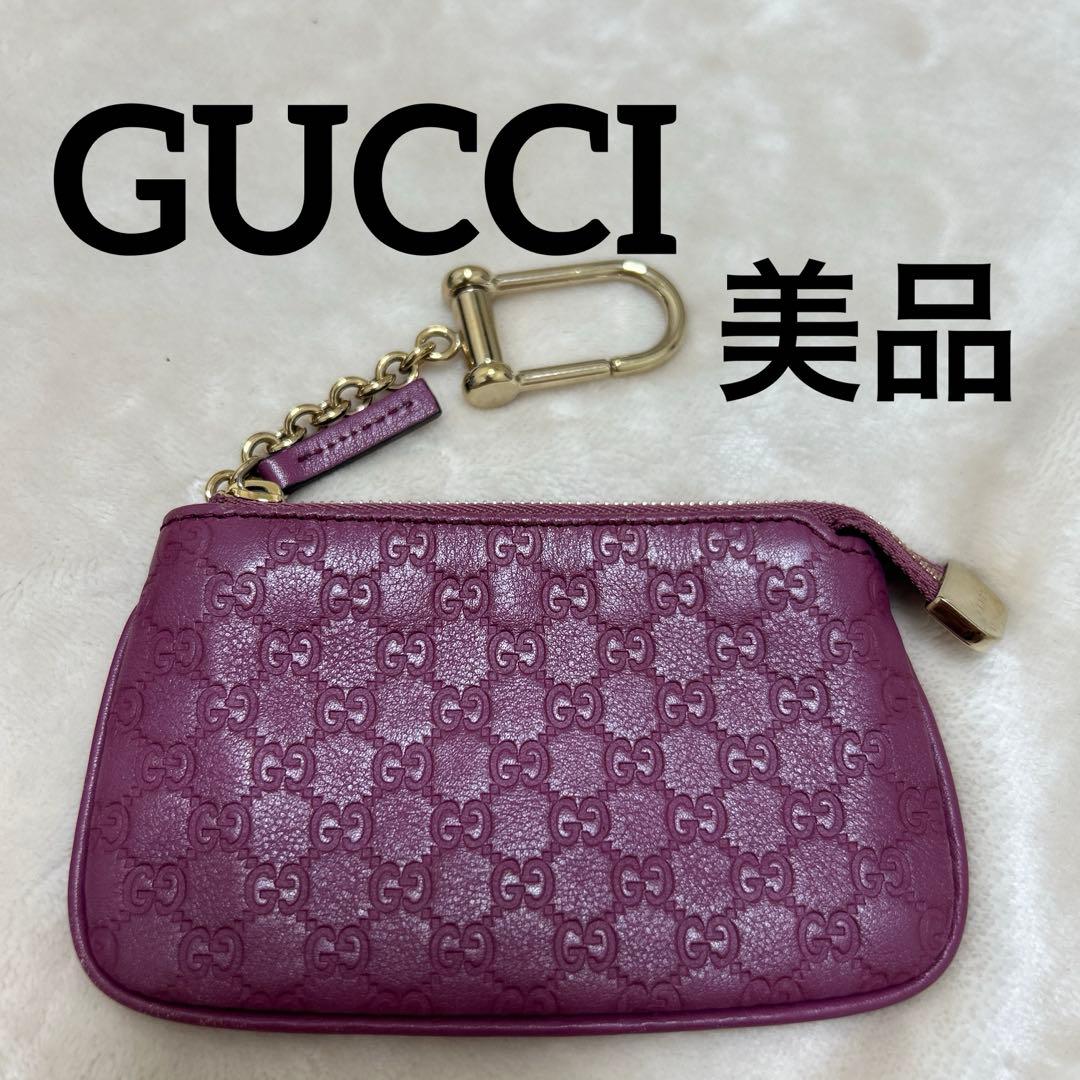 GUCCI GGパターン レザーキーケース