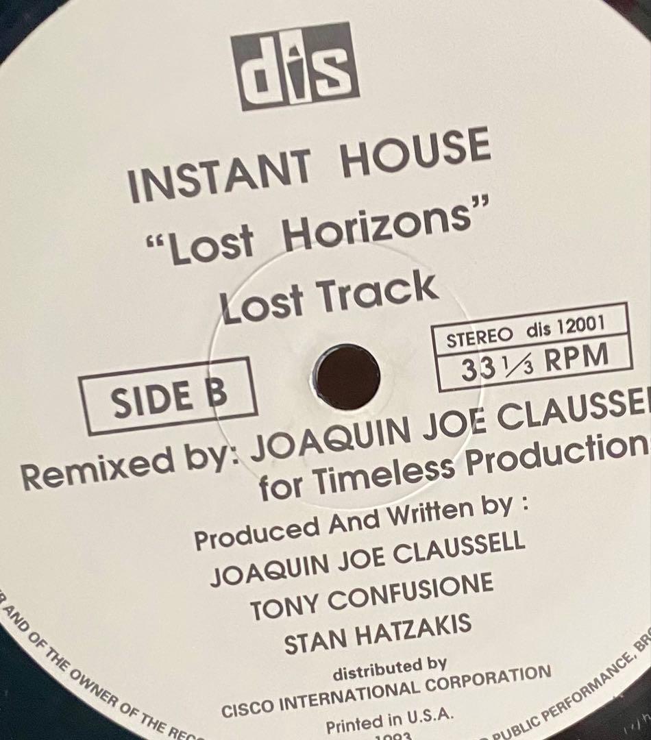 洋楽 INSTANT HOUSE \"Lost Horizons\"