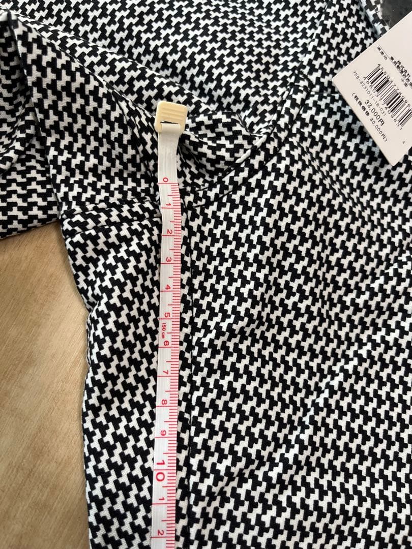 新品タグ付PEARLYGATESマスターバニーED千鳥格子パンツ4 股下77cm