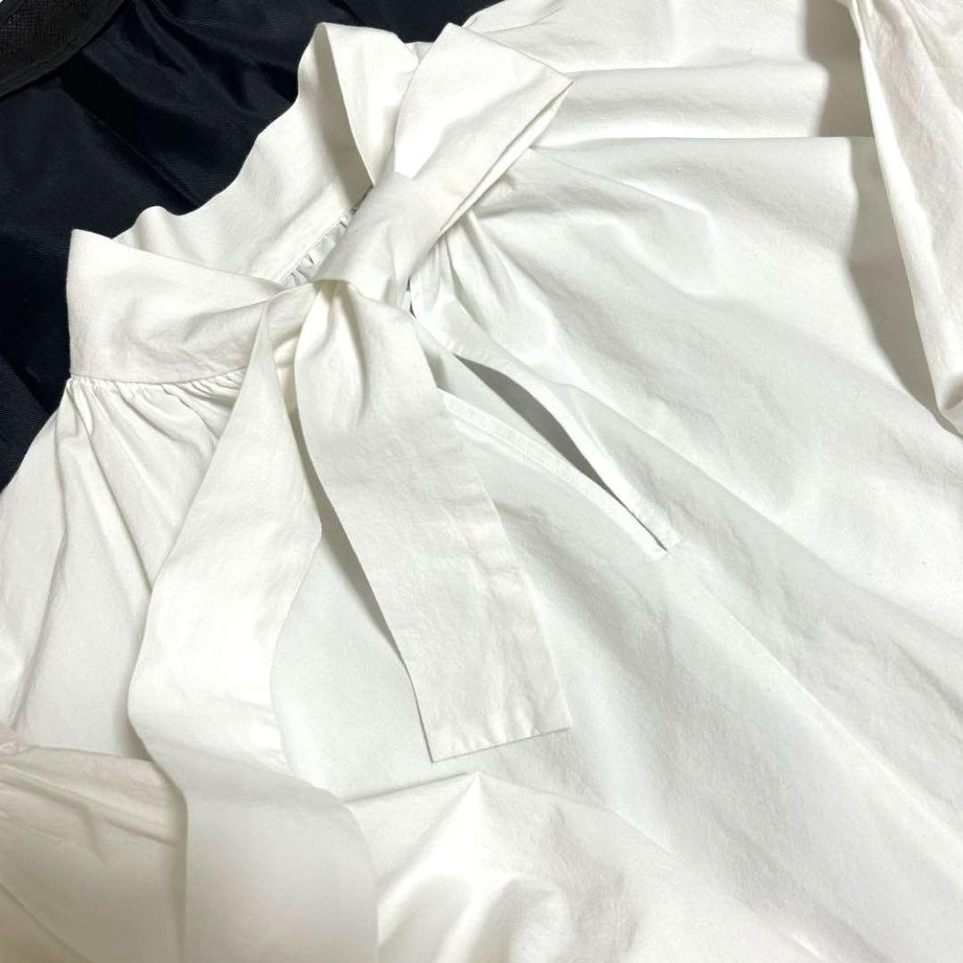 【Whim Gazette】美品 ウィムガゼット ボウタイブラウス 近年モデル