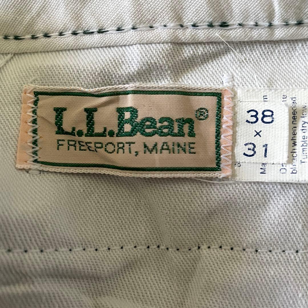 L.L.Bean エルエルビーン USA製 ワークパンツ グリーン 38×31
