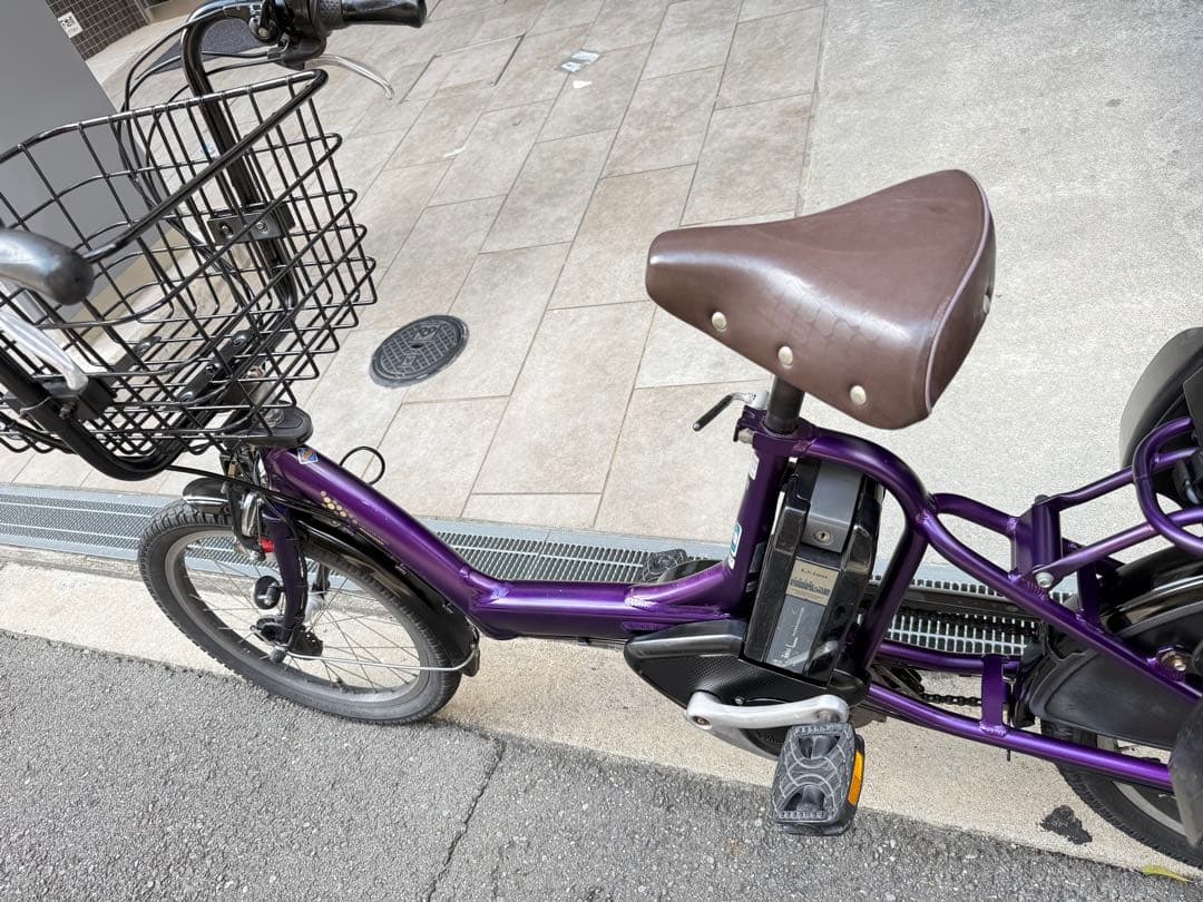 大阪府　子供乗せ　ヤマハ　電動アシスト自転車　チャイルドシート付け
