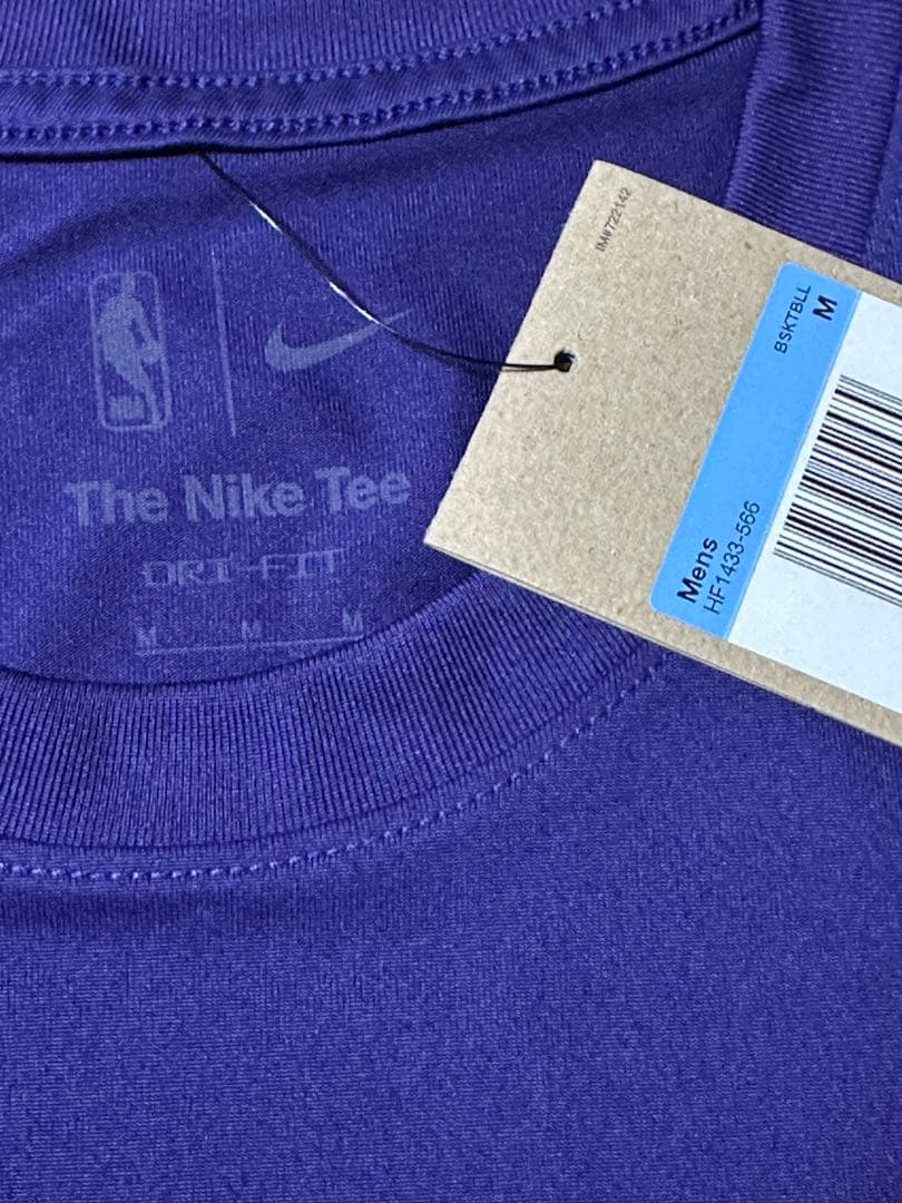 ナイキSunsサンズNBA25シーズン選手支給品プラクティスTシャツMサイズ