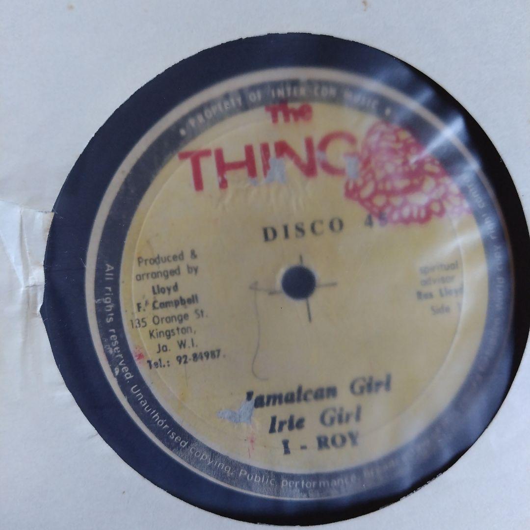 JA盤Killer Deejay I-Roy Jamaican Girl