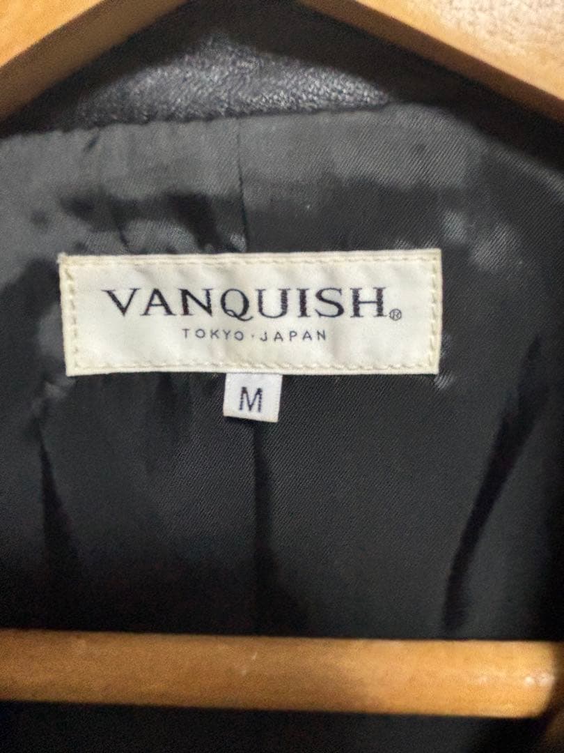 R*M様 VANQUISH ブラック レザー ジャケット M