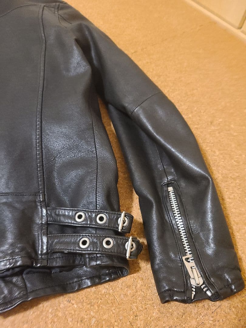 r*m様 ナノユニバース レザージャケット ラムレザー シングルライダース M
