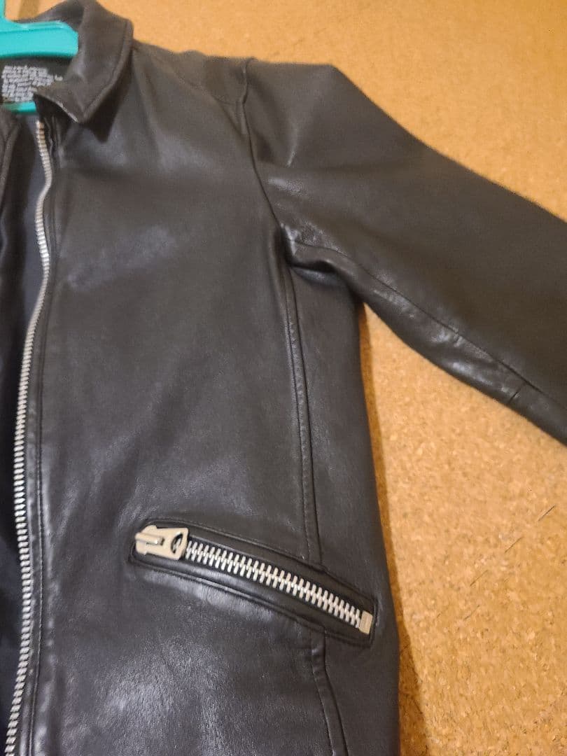 r*m様 ナノユニバース レザージャケット ラムレザー シングルライダース M