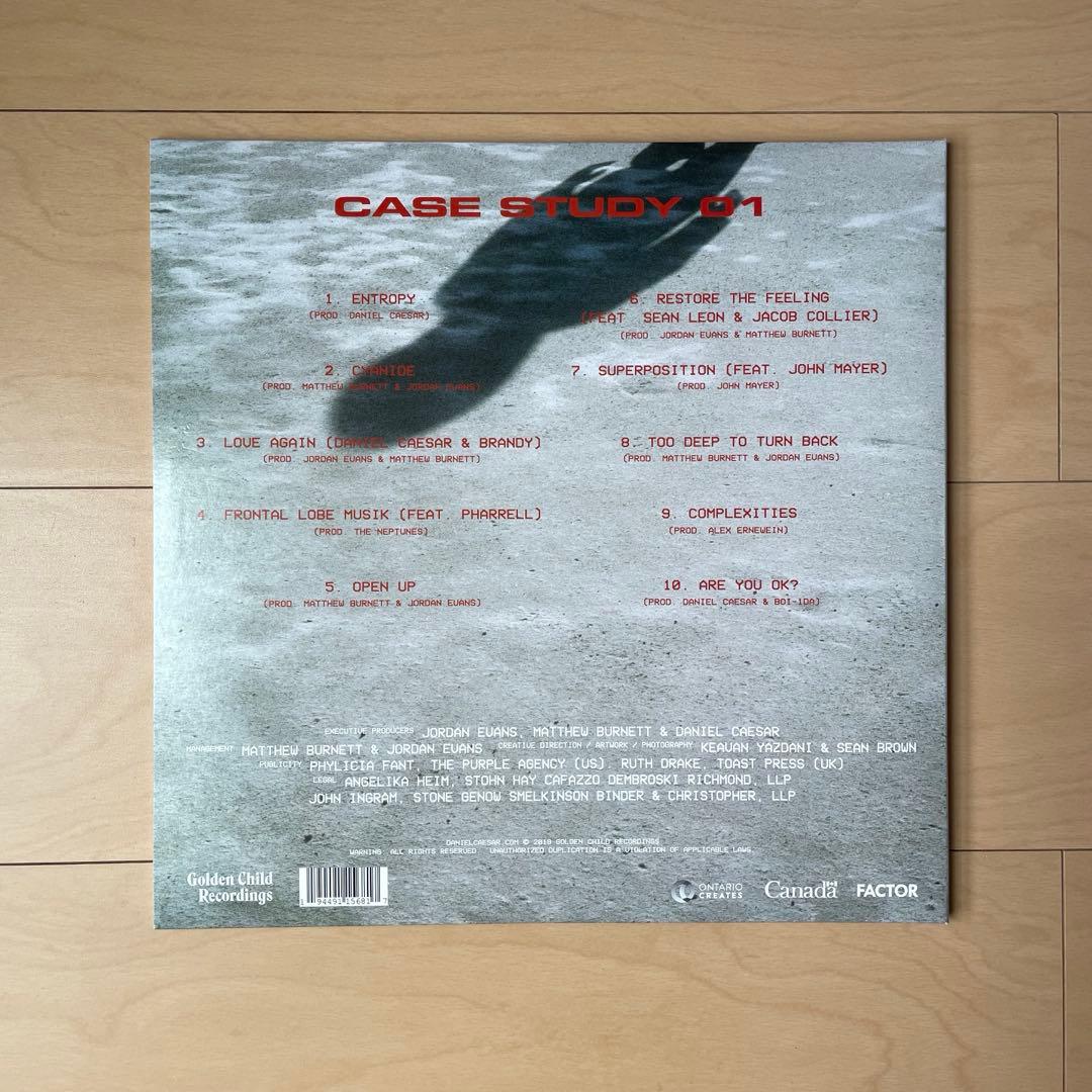 Daniel Caesar CASE STUDY 01 LP レコード