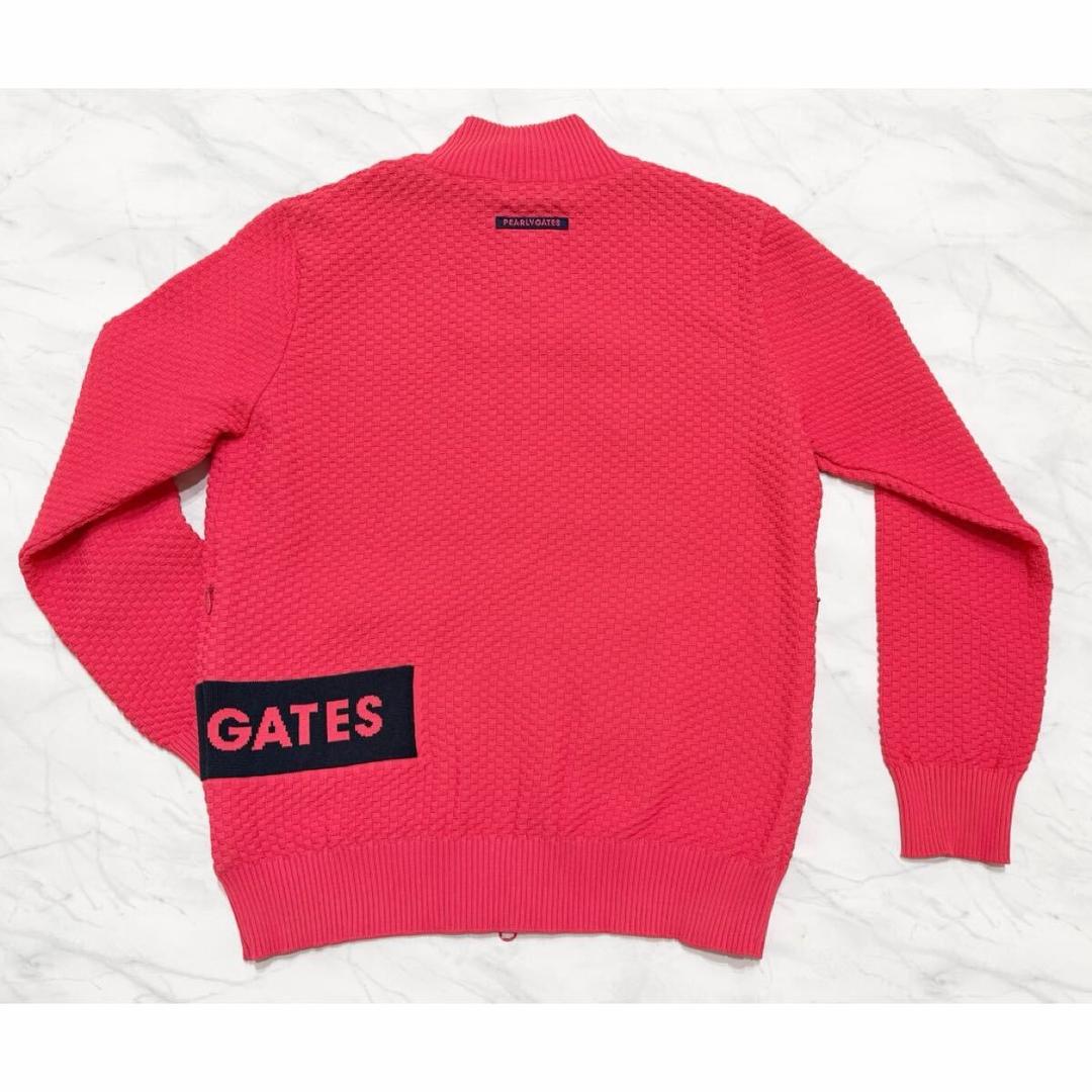 パーリーゲイツ ジップアップニットブルゾン#0ピンク