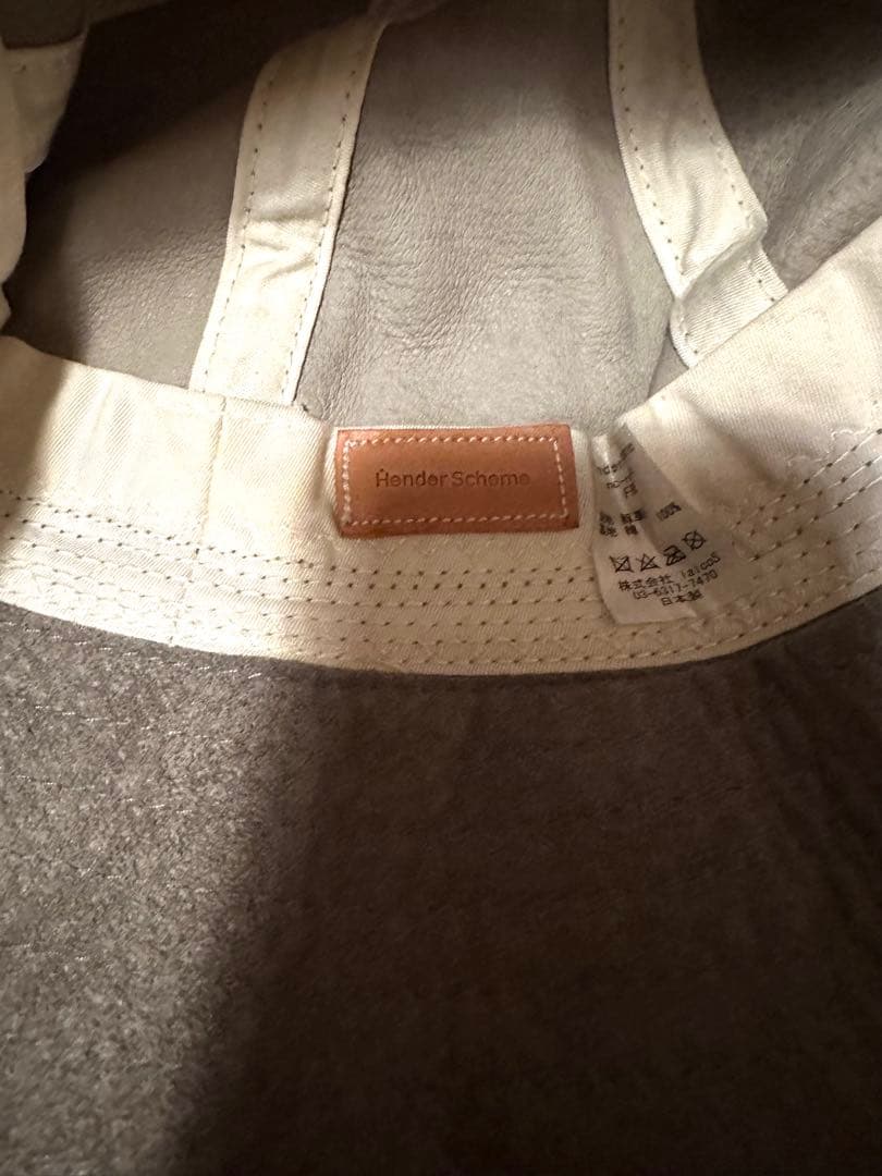 帽子 Hender Scheme pig suede sailor hat