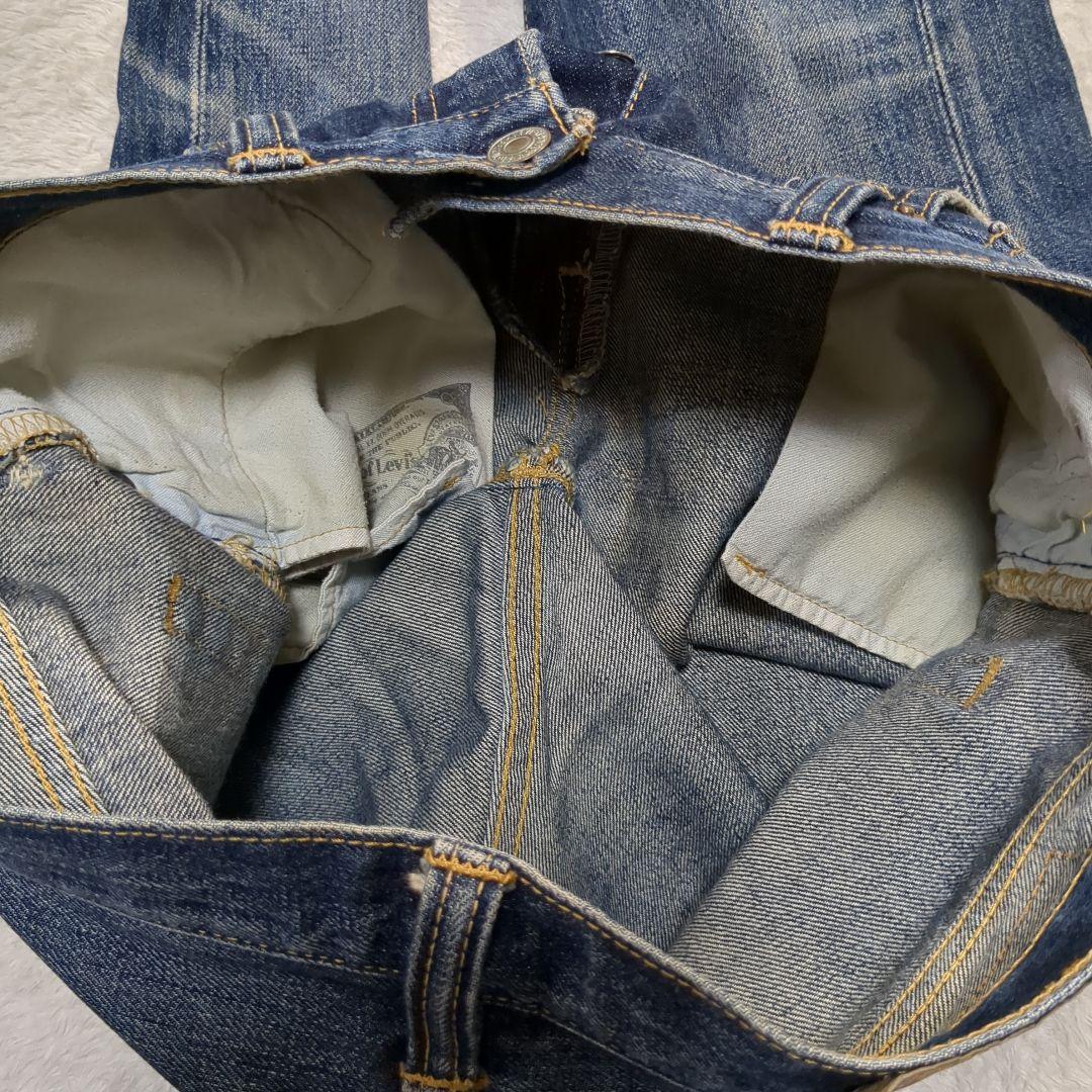 ✨キムタク！濃紺！w30✨LEVI'S 501 08501フィリピン製 鬼ヒゲ