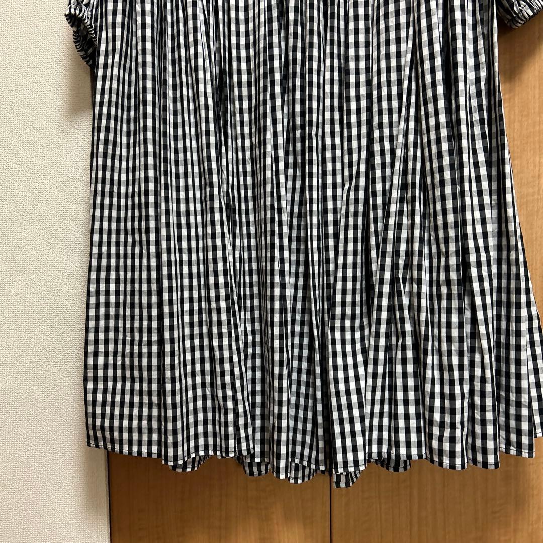 新品　BEARDSLEY ビアズリー 先染めギャザーワンピース