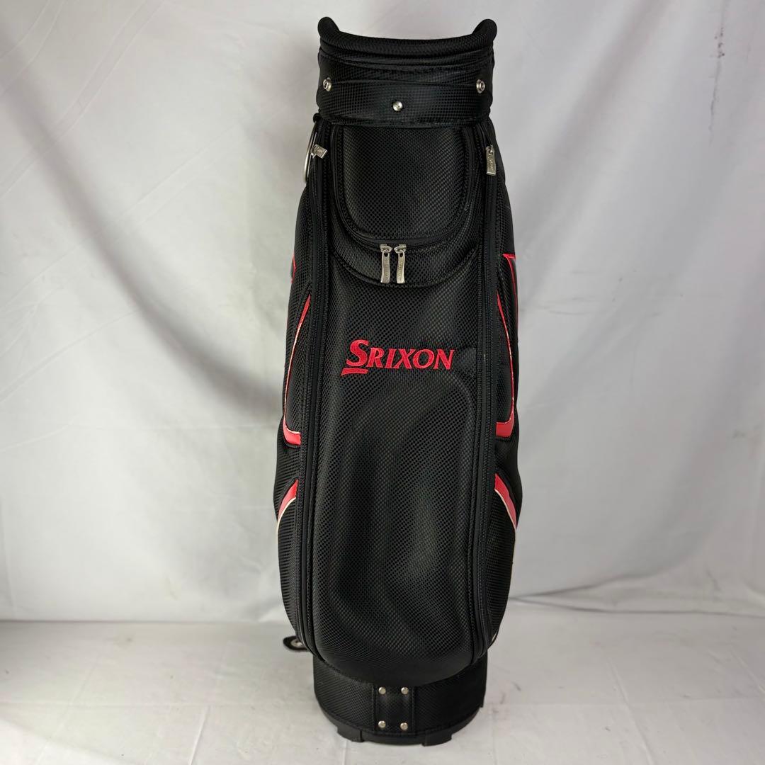 SRIXON スリクソン キャディバッグ ゴルフバッグ 5分割 赤黒