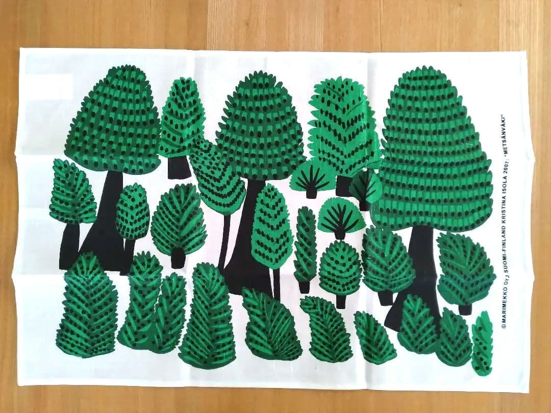 Marimekko マリメッコ ティータオル 2枚組 Metsänväki 新品
