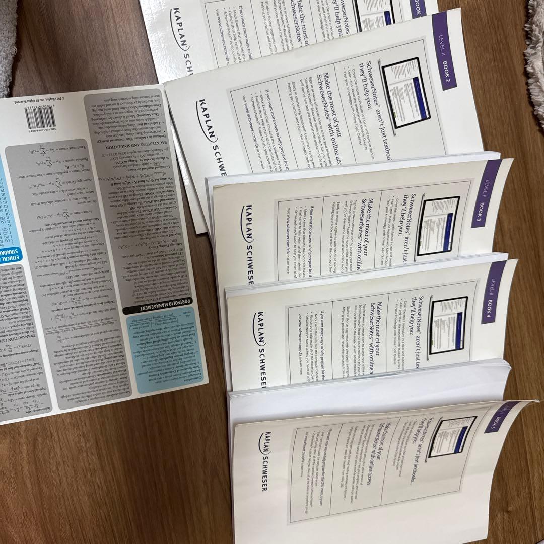 語学・辞書・学習参考書 CFA Level2 2022 SchweserNotes Book