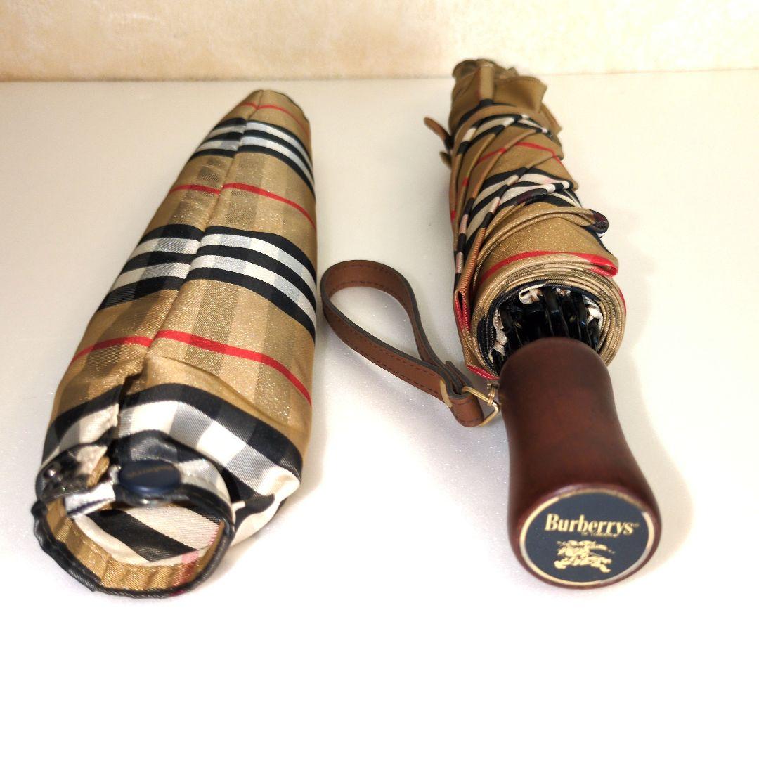 値下げ！BURBERRY◆ノバチェック◆ 折りたたみ傘◆美品◆オシャレ