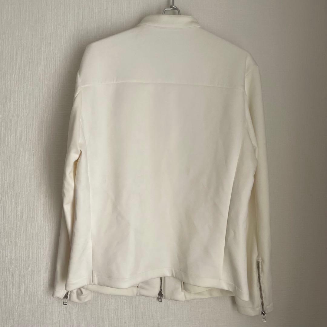定価3.6万円 コムサメン シングルライダースブルゾンLCOMME CA MEN