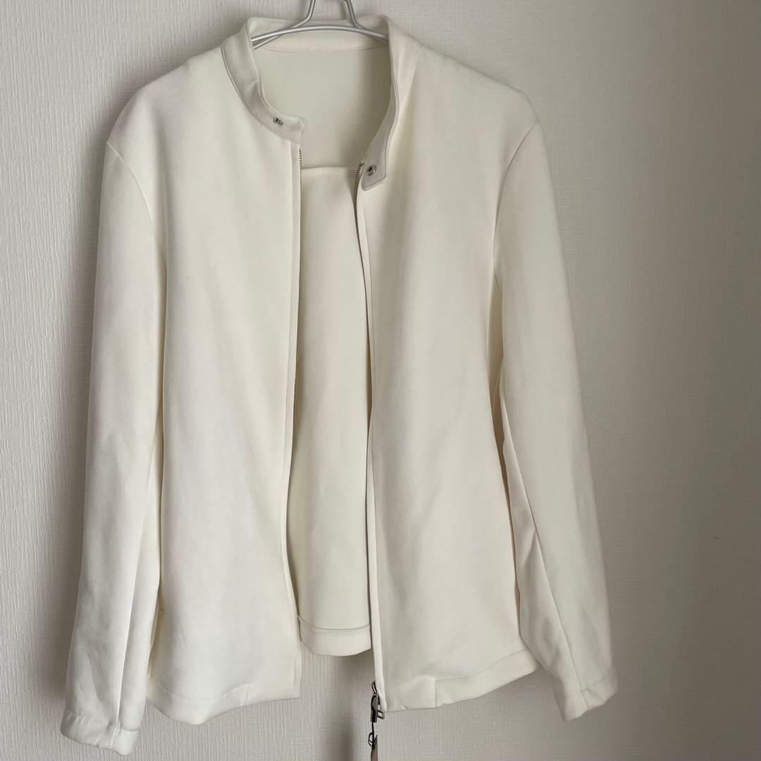 定価3.6万円 コムサメン シングルライダースブルゾンLCOMME CA MEN