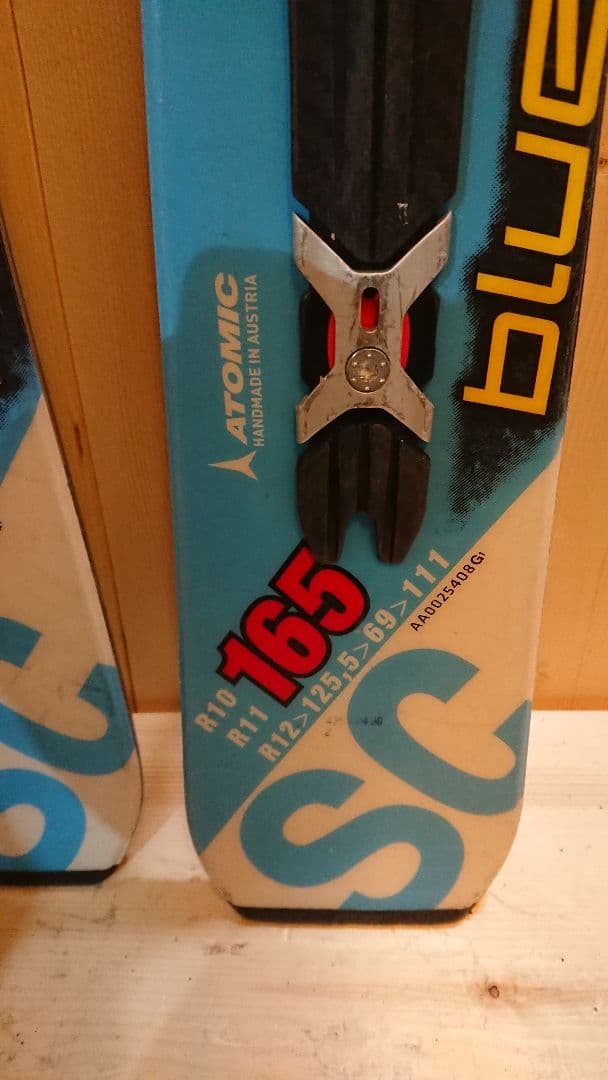 Atomic SC 165㎝ Bluester 簡単調整約265～360㎜