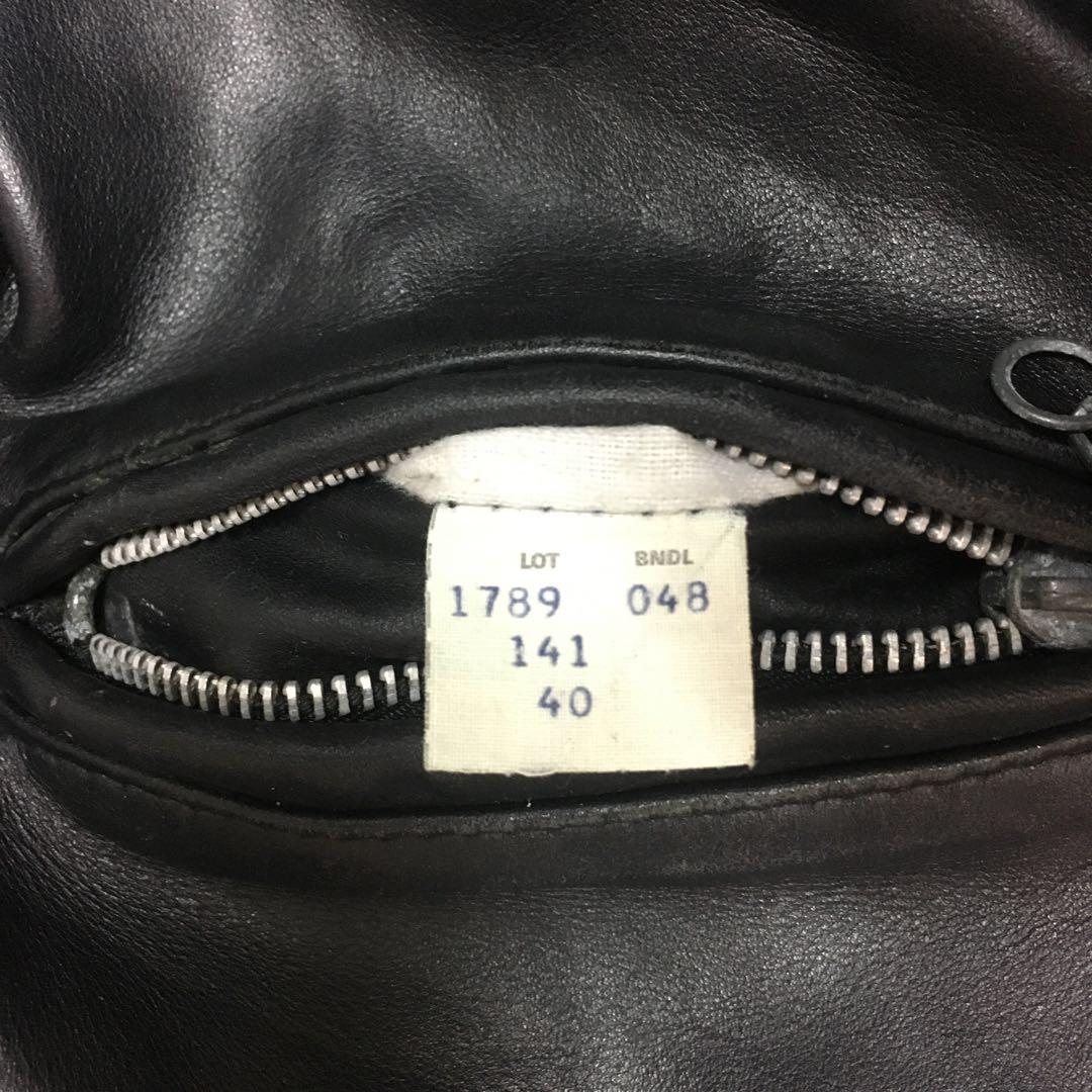 90年代Schottショット141 シングルライダース　40size