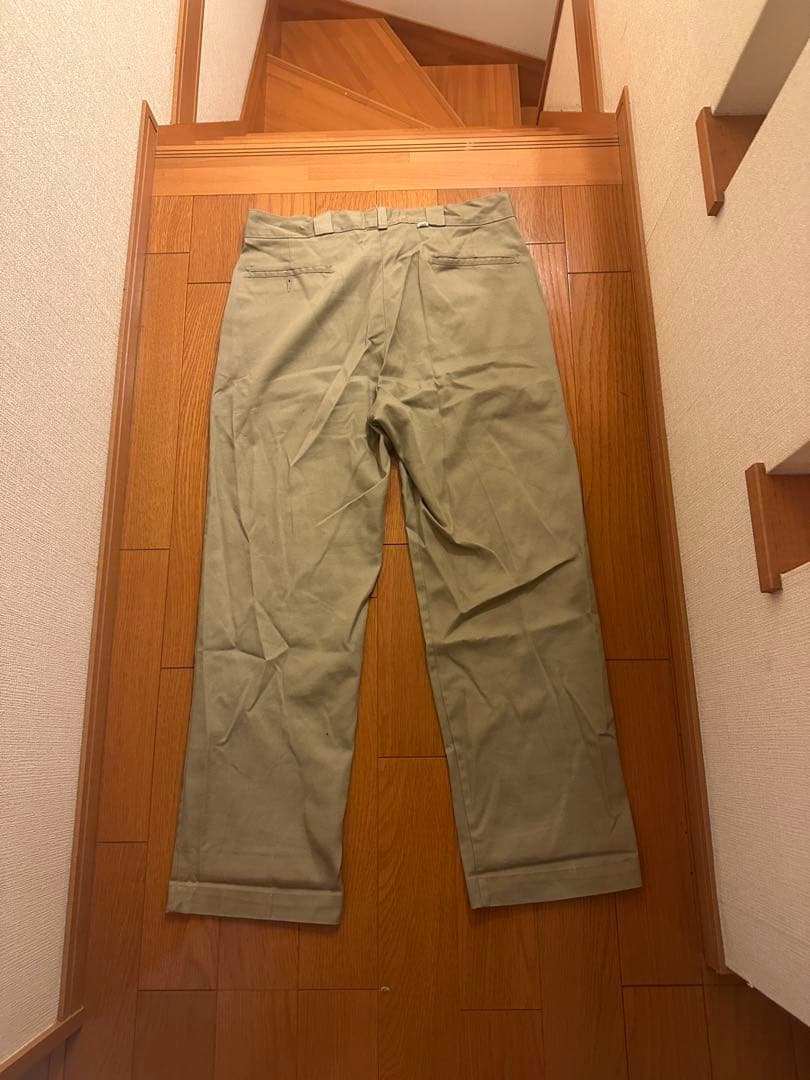 Ｋ*様 70s USA製 Dickies874 ベージュ チビタグ アルミジップ
