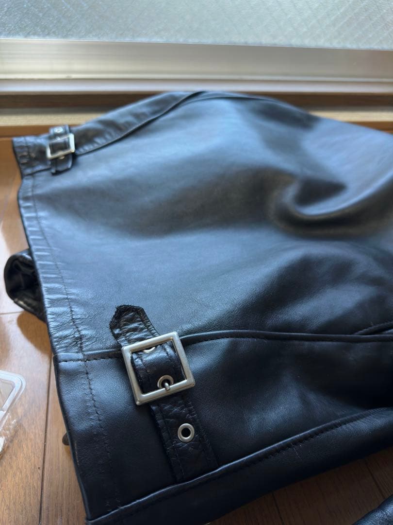 Schott ショット 641 シングルライダース ブラック 40