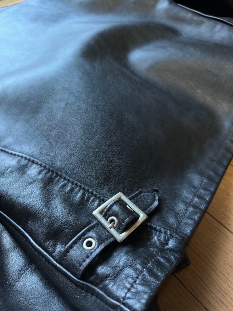 Schott ショット 641 シングルライダース ブラック 40