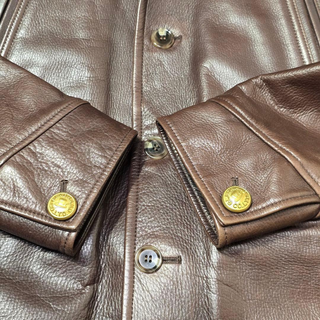 GLADHAND グラッドハンド レザー カーコート ジャケット 牛革 XL