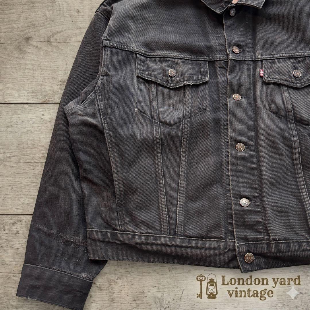 Levi’s 70598 墨黒 ブラックデニムジャケット L#755
