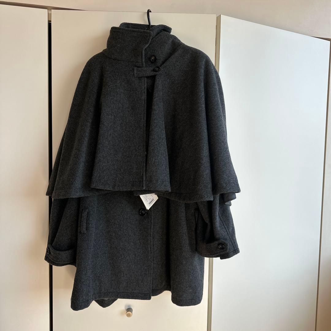 新品sold out PRANKPROJECTダークグレー ケープスタイルコート