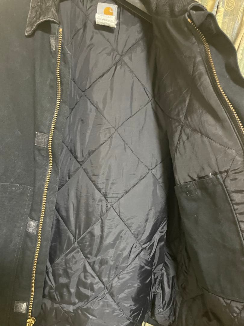 【Carhartt】トラディショナルジャケット　ブラック　フェード　値下げ可能