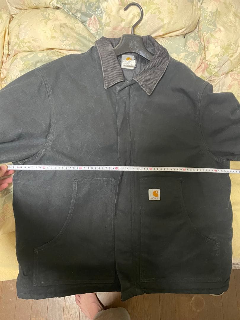 【Carhartt】トラディショナルジャケット　ブラック　フェード　値下げ可能