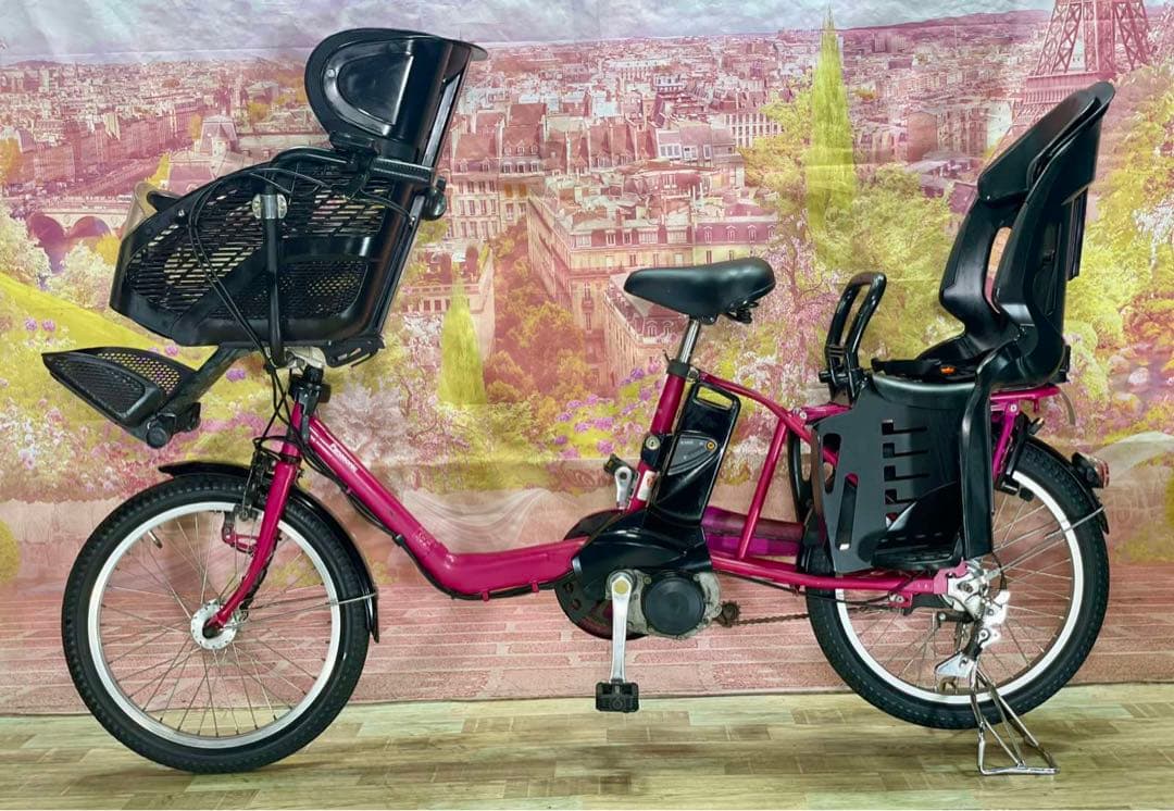 K2610 電動自転車パナソニック ギュット 子供乗せ 20インチ ピンク