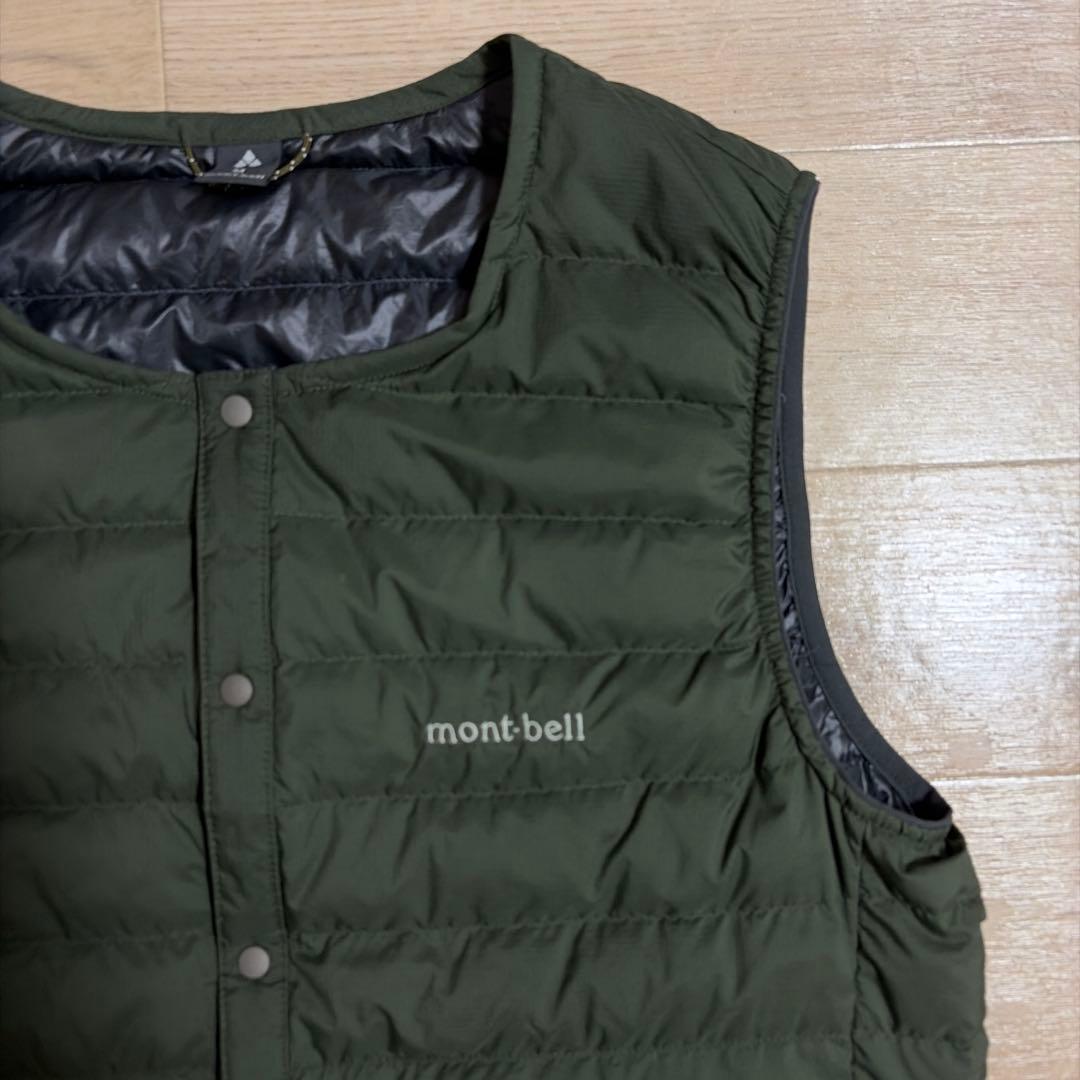 【美品】　mont-bell モンベル　スペリオダウンベスト オリーブ　M